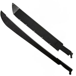 Нож-топор COLD STEEL Мод. LATIN MACHETE PLUS 24′ — лезвие (1055 Carbon)(черное): 61см, рукоять: полипропилен (вес: 533г.)(чехол: кордура Cor-Ex)