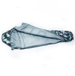 Спальный мешок 2-х слойный, цвет лесной камуфляж, кокон (190*30*90 см) полиэстер202050/1К)