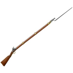 Декоративное ружье PRE-1898 FLINTLOCK (Карабин времен Наполеона, со штыком, Франция, 1806 г) (1036)