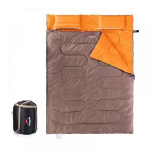 Спальный мешок DOUBLE sleeping bag with Pillow ((185+30)×145cm, Apricot grey) (SD15M030-J)