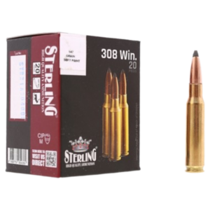 Патроны нарезные STERLING 308Win (7.62*51) 168G SP