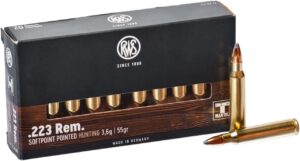 Патрон для нарезного оружия RWS (.223 Rem.) SP (55grs)(3,6г)