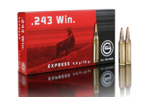Патрон для нарезного оружия GECO (.243 Win.) Express (76grs)(4,9г)