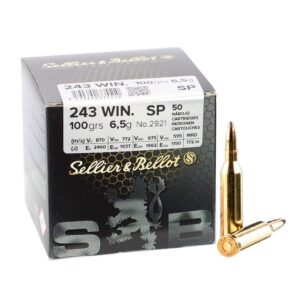Патрон для нарезного оружия S&B (.243 Win.) (SP-2921)(100grs)(6,5г)