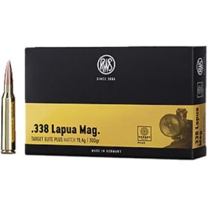 Патрон для нарезного оружия RWS (.338 Lapua Mag.) Target Elite Plus (300grs)(19,4г)