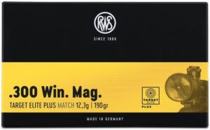 Патрон для нарезного оружия RWS (.300 Win.Mag.) Target Elite Plus (190grs)(12,3г)