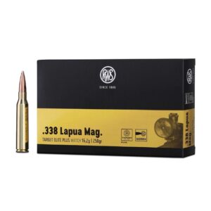 Патрон для нарезного оружия RWS (.338 Lapua Mag.) Target Elite Plus (250grs)(16,2г)
