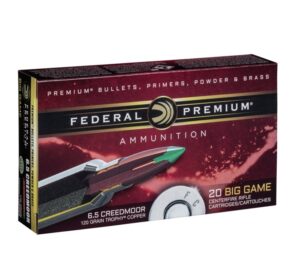 Патрон для нарезного оружия FEDERAL P (6,5 Creedmoor) TROPHY COPPER (TC)(120grs)(7,78г.)