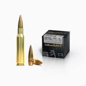 Патрон для нарезного оружия S&B (.308 Win.) (FMJ-2908)(147grs)(9,55г)