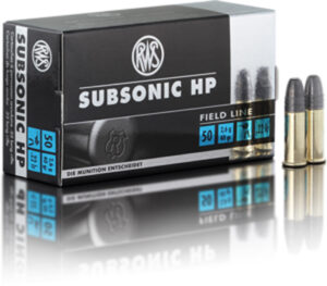 Патрон для нарезного оружия RWS (.22 l.r.) Field Subsonic HP (40grs)(2,6г)