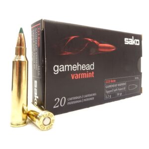 Патрон для нарезного оружия SAKO (.223 Rem.) GAMEHEAD VARMINT (RX-101G)(50grs)(3,24г.)