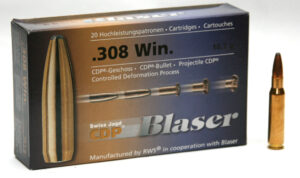 Патрон для нарезного оружия BLASER (.308 Win.) CDP (165grs)(10,69г.)