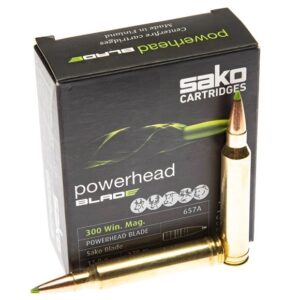 Патрон для нарезного оружия SAKO (.300 Win.Mag.) POWERHEAD BLADE (TEC-140A)(175grs)(11,34г.)
