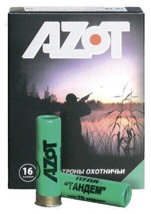 Патрон для гладкоствольного оружия АЗОТ 20/70 пуля Тандем
