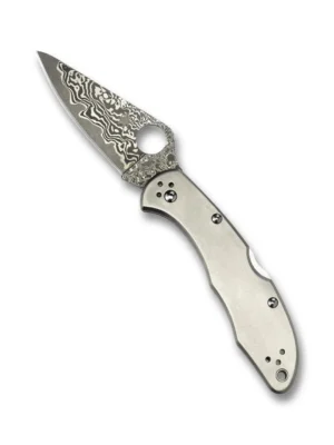 Складной нож SPYDERCO Мод. DELICA 4 DAMASCUS