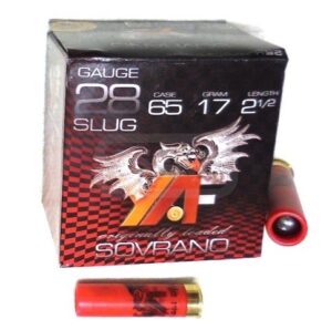 Патрон для гладкоствольного оружия Y.A.F.-Sovrano-Пуля-Standard (28/65)(17г)