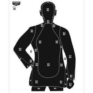 Мишень (бумажная) BIRCHWOOD Мод. B-21 EZE-SCORER FULL-SIZE