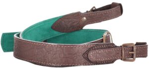 Ремень 316 ружейный регулируемый кожа/велюр