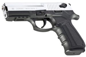 Газовый пистолет ZORAKI Мод. 2918-T SHINY CHROME (к.-бр: 9мм P.A.)(18-зарядн.)