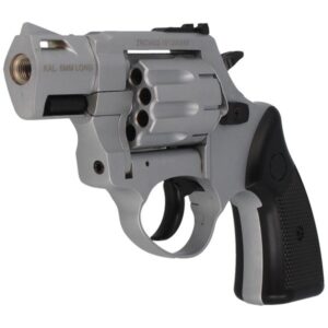 Газовый револьвер ZORAKI Мод. R2-2-T MATTE CHROME (к.-бр: 9мм)(6-зарядн.)