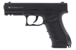 Газовый пистолет ZORAKI Мод. 917-TD BLACK (к.-бр: 9мм P.A.)(17-зарядный)(футляр)