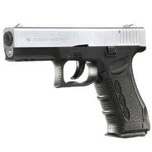 Газовый пистолет ZORAKI Мод. 917-TD MATTE CHROME (к.-бр: 9мм P.)(17-зарядн.)