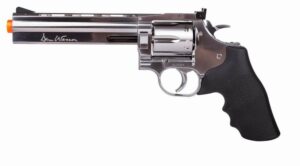 Пневматический револьвер ASG Мод. DAN WESSON 715 STEEL GRAY 6″