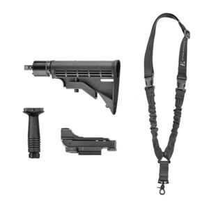 Набор аксессуаров для арбалета R9 (приклад телескопический, рукоять тактическая, опт.прицел RED DOT, ремень тактический)