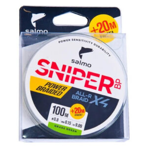 Шнур SALMO SNIPER BP ALL R BRAID X4 GRASS GREEN