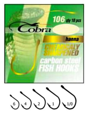 Крючки COBRA Мод. HANNA NSB