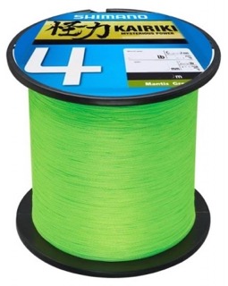 Шнур SHIMANO KAIRIKI 4 MANTIS GREEN