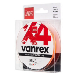 Шнур LUCKY JOHN VANREX X4 FLUO ORANGE