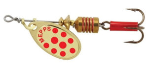 Блесна MEPPS AGLIA DECOREE (gold red dots)