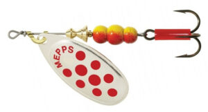 Блесна MEPPS AGLIA DECOREE (silver red dots)