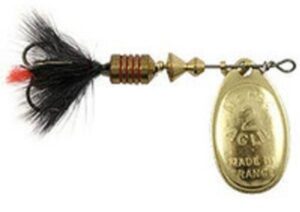 Блесна MEPPS AGLIA MOUCHE (gold black fly)