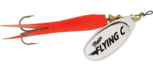 Блесна MEPPS AGLIA FLYING C (silver/red)