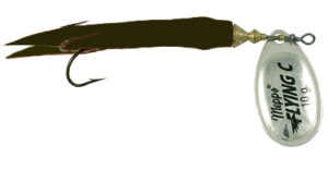 Блесна MEPPS AGLIA FLYING C (silver/black)