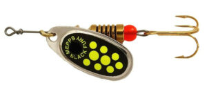 Блесна MEPPS BLACK FURY (silver yellow dots)