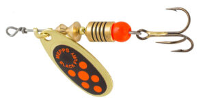 Блесна MEPPS BLACK FURY (gold yellow dots)