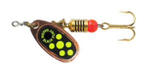 Блесна MEPPS BLACK FURY (copper chartreuse dots)