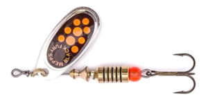 Блесна MEPPS BLACK FURY (silver orange dots)