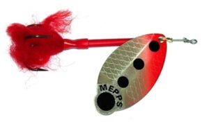 Блесна MEPPS LUSOX FLUO (hot chartreuse/gold)