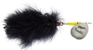 Блесна MEPPS GIANT MARABOU (silver/black tail)