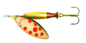 Блесна MEPPS AGLIA LONG HEAVY (gold-gold/red)