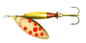 Блесна MEPPS AGLIA LONG HEAVY (gold-gold/red)