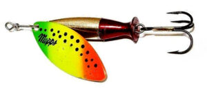 Блесна MEPPS AGLIA LONG HEAVY (tiger/gold-gold/red)