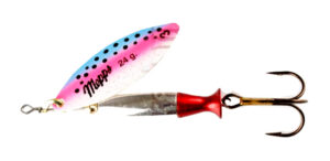 Блесна MEPPS AGLIA LONG HEAVY (rainbo/silver-silver/red)