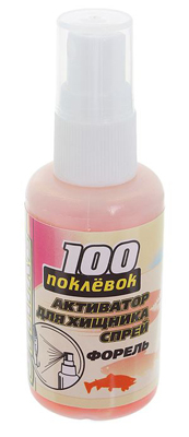 Спрей-активатор для хищной рыбы 100 ПОКЛЕВОК STRIKE