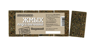 Жмых подсолнечника КАРПОМАНИЯ