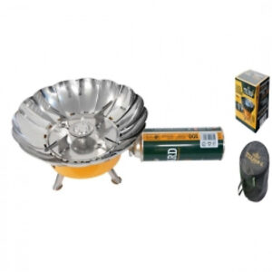 Плита газовая портативная HELIOS с ветрозащитой Мод. TULPAN-L TM-450